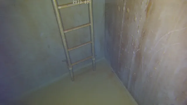 Blåsbildning på innerväggen i en sprinklertank