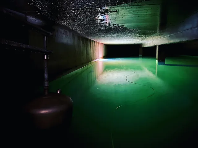 Underjordisk sprinklertank