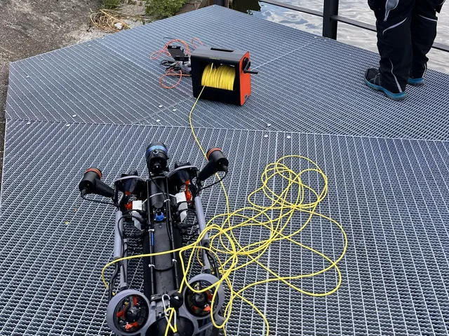 Undervattensdrönaren Chasing M2 Pro Max inför ett uppdrag